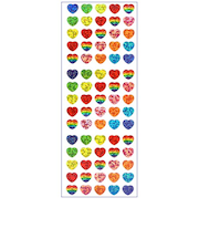 オクヤマ プリズムシール CP098 レインボーハート