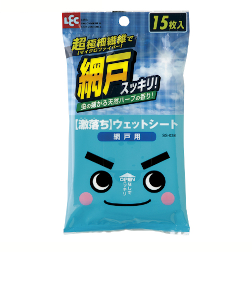レック　激落ちウェットシート　網戸用　15枚
