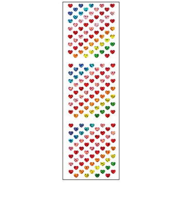 オクヤマ　プリズムシール　PH214　レインボーハート