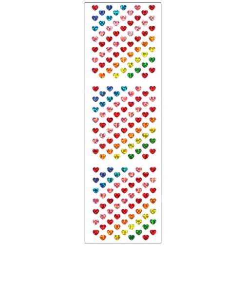 オクヤマ　プリズムシール　PH214　レインボーハート