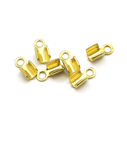 レ・ベスト　真鍮　3mm　ヒモドメカシメ　6ケ