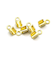 レ・ベスト　真鍮　3mm　ヒモドメカシメ　6ケ