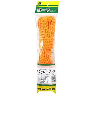 三友　ニューカラーロープ　HR－146　黄