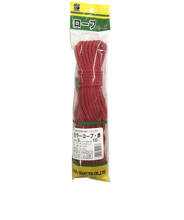三友　ニューカラーロープ　HR－147　赤