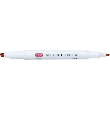 ゼブラ（ZEBRA）　マイルドライナー　WKT7‐MR　レッド