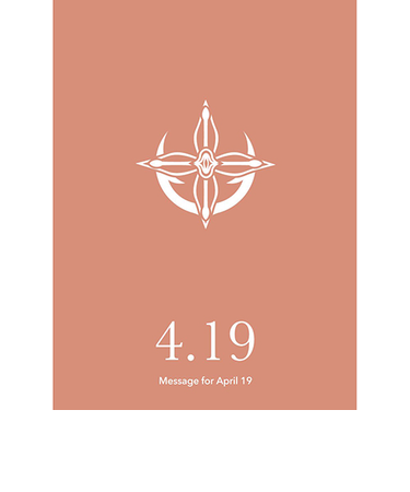 草紙堂　花結びメッセージカード　4月19日