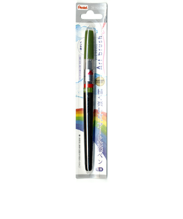 ぺんてる（Pentel）　アートブラッシュ　オリーブグリーン　XGFL－115