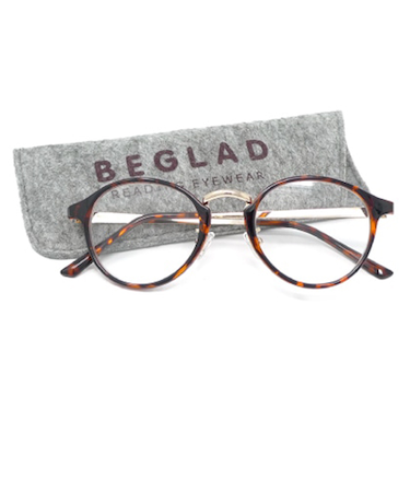 ビグラッド（BEGLAD）　グラッシーズ　BE1018　デミブラウン　＋2.0　（一般医療機器）