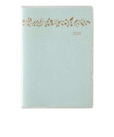 【2025年11月始まり】　ペイジェム（PAGEM　by　NOLTY）　ペイジェムマンスリー　Ａ6-i　アイダにメモ　マンスリーブロック　2716　ブルー　日曜