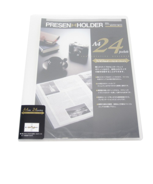 セキセイ　プレゼンホルダー　センターウェイ　A4　PAL－604　クリア