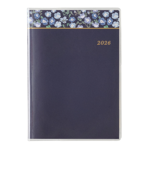 【2025年11月始まり】　ペイジェム（PAGEM　by　NOLTY）　ペイジェムマンスリー　Ａ6-i　アイダにメモ　マンスリーブロック　2717　ネイビー　日