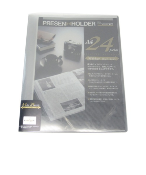 セキセイ　ページイン　プレゼンホルダー　センターウェイ　A4　PAL－604　グレー