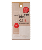 三菱鉛筆　ユニ（uni）　シャープ替芯　詰替用　0.3mm　B