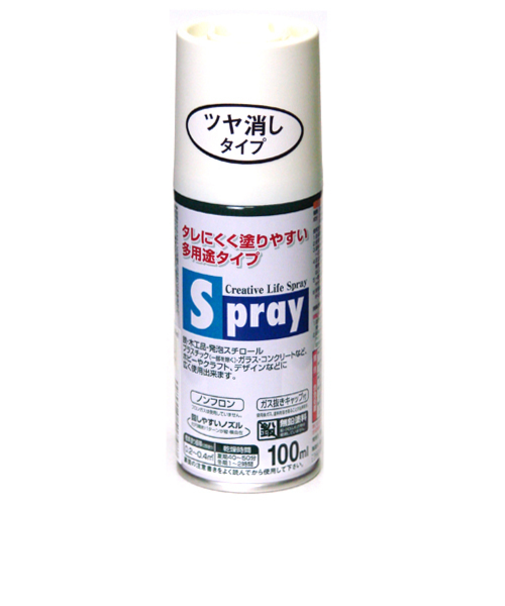 アサヒペン　スプレー　100ml　レモンホワイト