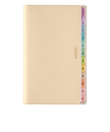 【2025年12月始まり】　ペイジェム（PAGEM　by　NOLTY）　ペイジェムウィークリーコンパクト-i　ウィークリーレフト　2210　ゴールド　日曜始まり