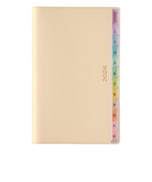 【2025年12月始まり】　ペイジェム（PAGEM　by　NOLTY）　ペイジェムウィークリーコンパクト-i　ウィークリーレフト　2210　ゴールド　日曜始まり