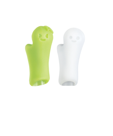 ソニック（sonic）　もちもっち　鉛筆グリップ　左手用　SK－6552－G　グリーン　2個入