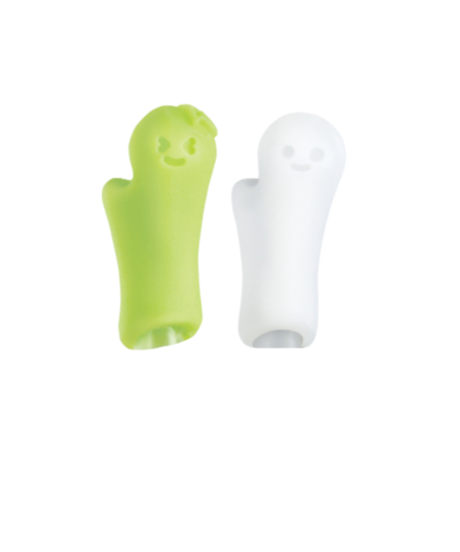 ソニック（sonic）　もちもっち　鉛筆グリップ　左手用　SK－6552－G　グリーン　2個入