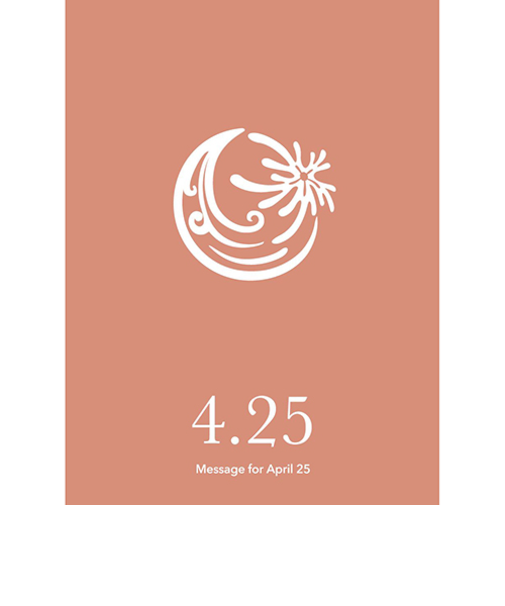 草紙堂　花結びメッセージカード　4月25日