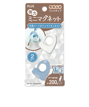 プラス（PLUS）　強力ミニマグネット　フックタイプ　Lサイズ　2個入　CP-002MH
