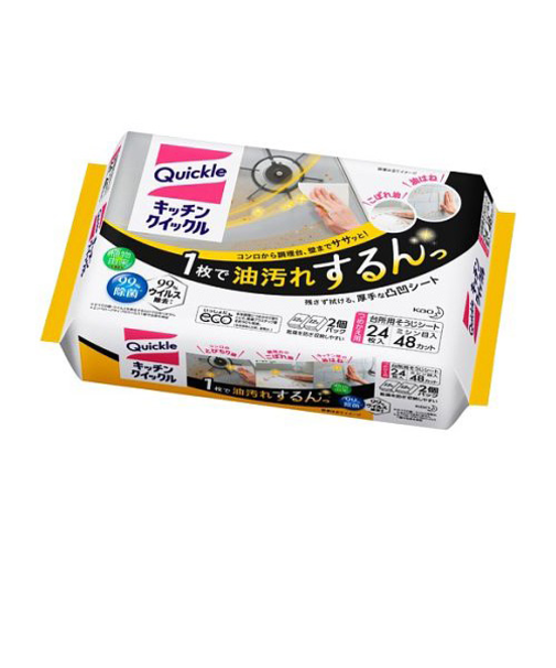 花王　キッチンクイックル　つめかえ用　ジャンボパック　24枚入