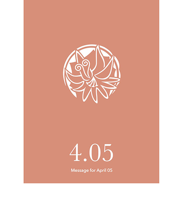 草紙堂　花結びメッセージカード　4月5日