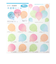 ミドリ（MIDORI）　カラー色紙用シール　半透明　風船柄
