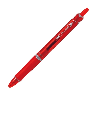 パイロット（PILOT）　油性ボールペン　アクロボール150　中字　1.0mm　レッド