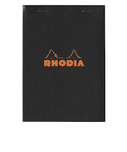 ロディア（RHODIA）　ブロックロディア　No.16　ブラック　14.8×21cm