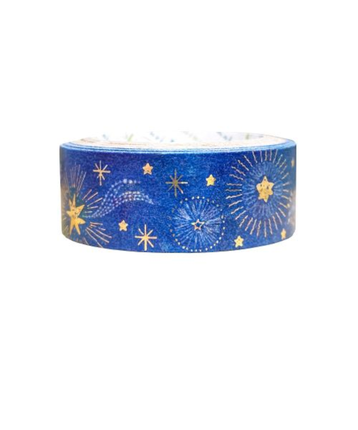 シール堂　きらぴかマスキングテープ　ks-dt-10170　星空
