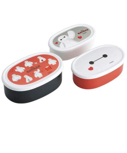 スケーター（Skater）　抗菌シール容器　3点セット　SRS3SAG　ベイマックス