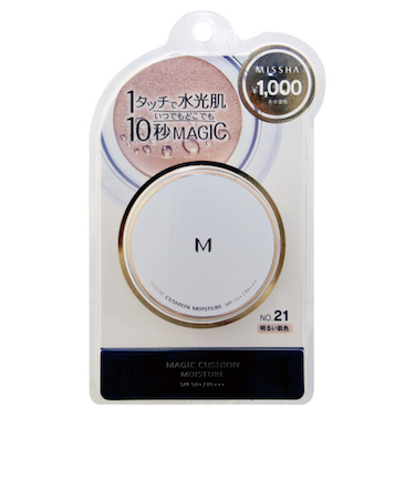 ミシャ（MISSHA）　マジッククッションファンデーション　モイスチャー21（明るい肌色）　15g