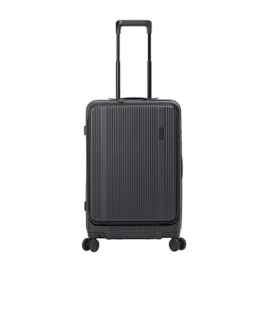 バーマス（BERMAS）　トラベルスマート　フロントオープン　60551　マットブラック　56cm　53L