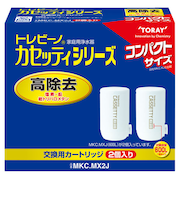 東レ（TORAY）　トレビーノ　カセッティ　コンパクトサイズ　高除去タイプ　MKC.MX2J　2個入
