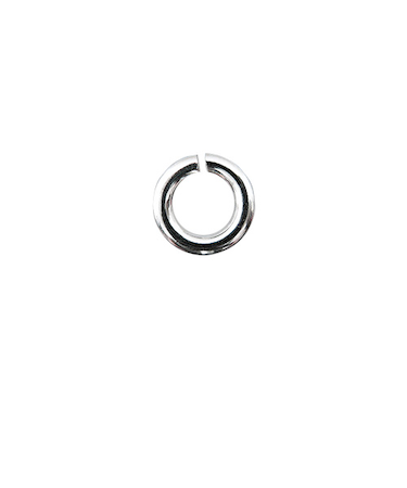 アサオ工芸　シルバー　丸カン　外径7.5mm　5ヶ入