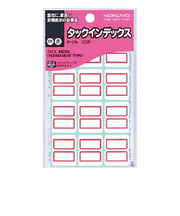 コクヨ（KOKUYO）　タックインデックス　中　タ‐21R　赤