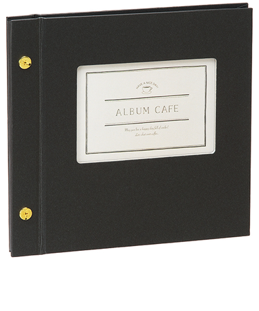 セキセイ　ハーパーハウス　ライトフリーアルバム　アルバムカフェ　S　XP-4508　ブラック