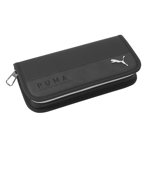 クツワ　プーマ（PUMA）　メタルキャットペンケース　PM388　ブラック