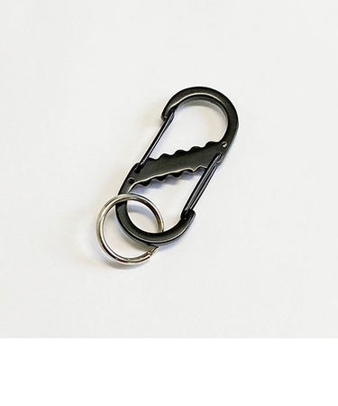 スイング（SWING）　カラビナキーWゲート　S　ブラック