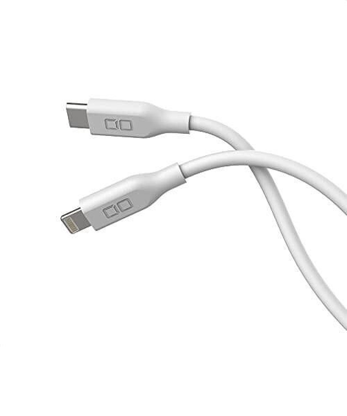 シーアイオー（CIO）　シリコーンケーブル　USB－C　to　Lightning　1m　ホワイト