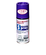 アサヒペン　スプレー　100ml　ツヤあり　パープル