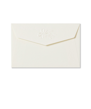 G.C.PRESS　ミニメッセージカード用封筒　079－75　アンリュバンドゥー　白