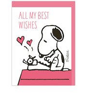 ホールマーク(Hallmark) 多目的 立体カード スヌーピー UV加工 839918 タイプライター