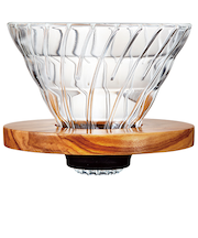 ハリオ（HARIO）　V60透過ドリッパー　オリーブウッド02　VDGR-02-OV