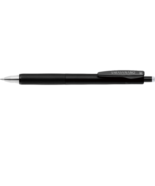 ゼブラ（ZEBRA）　サラサナノ　0.38mm　JJX72－BK－N　黒