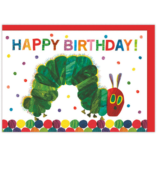 ホールマーク（Hallmark）　誕生お祝い　立体カード　はらぺこあおむし　839970　ハッピーバースデー
