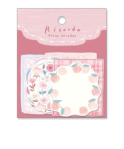 マインドウェイブ　リコルド　フレークステッカー　81806　ピンク