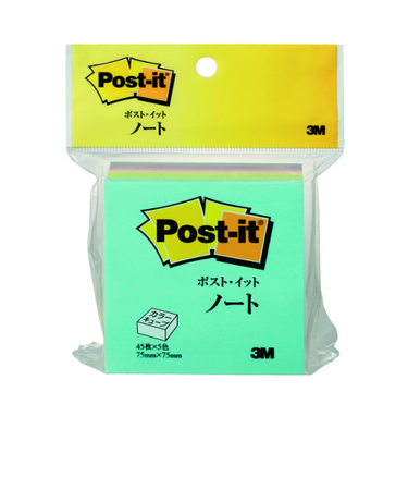 3M　ポストイットカラーキューブ　スクエア　CP－33　パステル