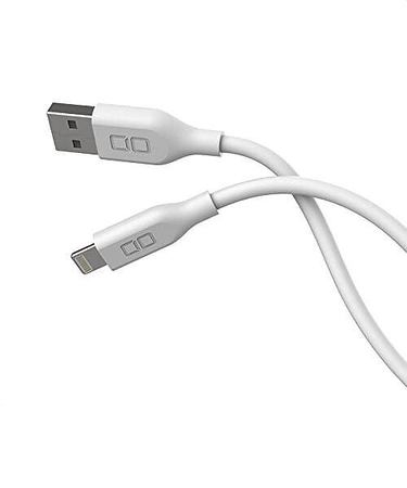 シーアイオー（CIO）　シリコーンケーブル　USB－A　to　Lightning　2m　ホワイト