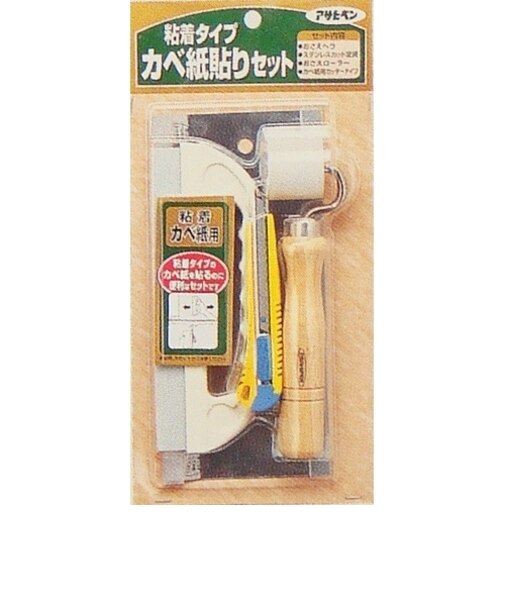 アサヒペン　粘着タイプカベ紙貼りセット　#943